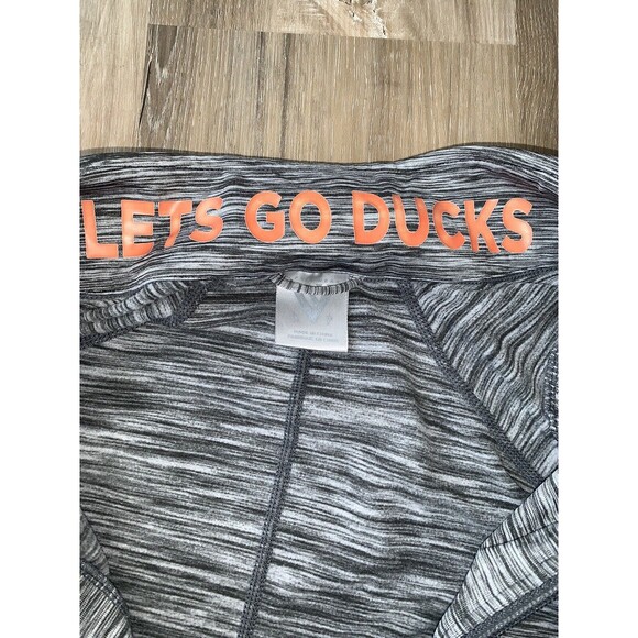 NHL Licensed Anaheim Ducks Full Zip Women’s SMALL Gray Lightweight Jacket EUC - Picture 4 of 11